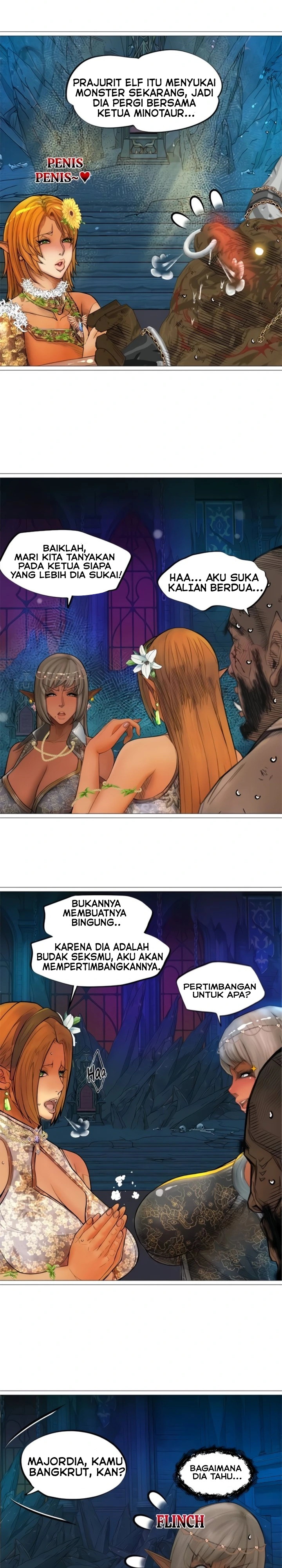 The Dark Elf Queen and the Slave Orc - Chapter 31 end 9