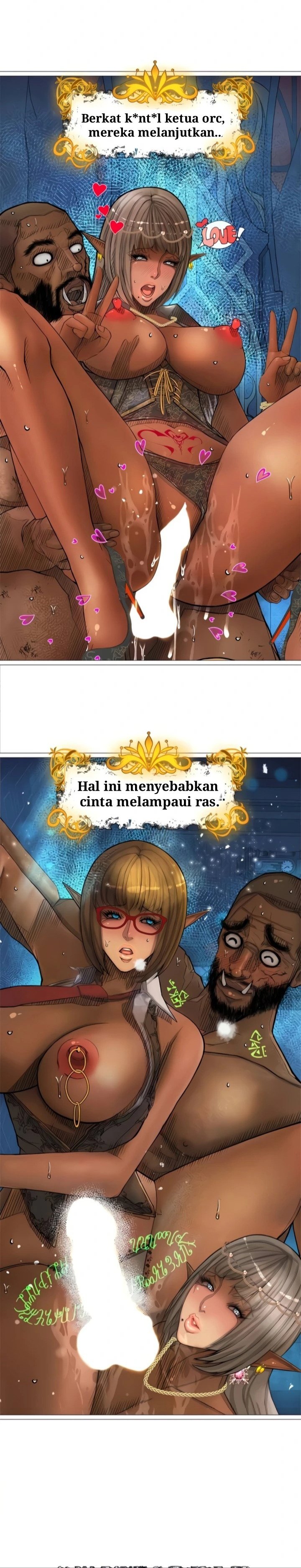 The Dark Elf Queen and the Slave Orc - Chapter 31 end 19