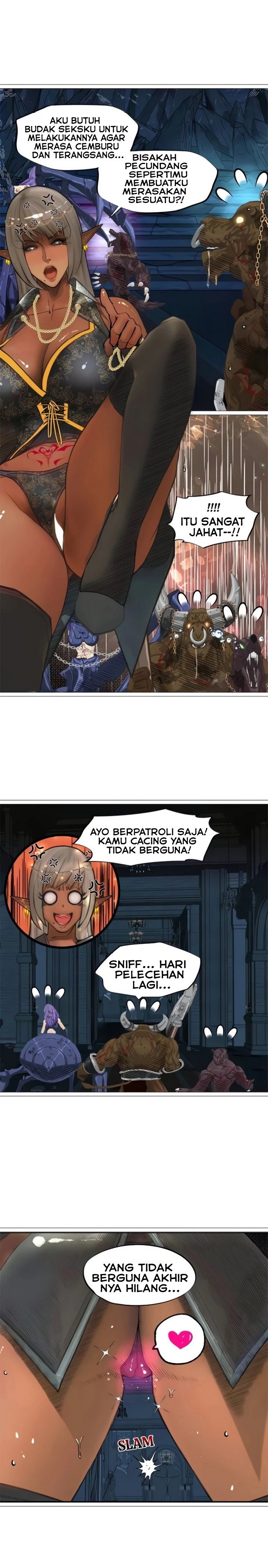 The Dark Elf Queen and the Slave Orc - Chapter 31 end 2