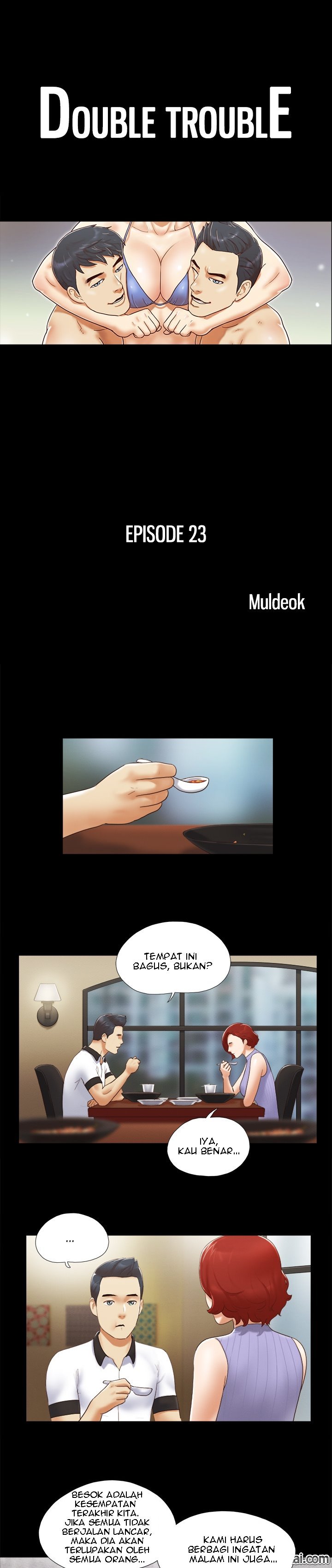 Double Trouble (Muldeok) - Chapter 23 1 Double Trouble (Muldeok) - Chapter 23 1