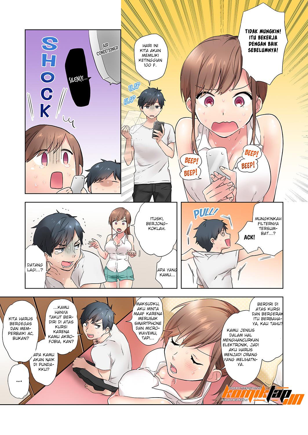 A Scorching Hot Day with A Broken Air Conditioner. If I Keep Having Sex with My Sweaty Childhood Friend… - Chapter 1 6