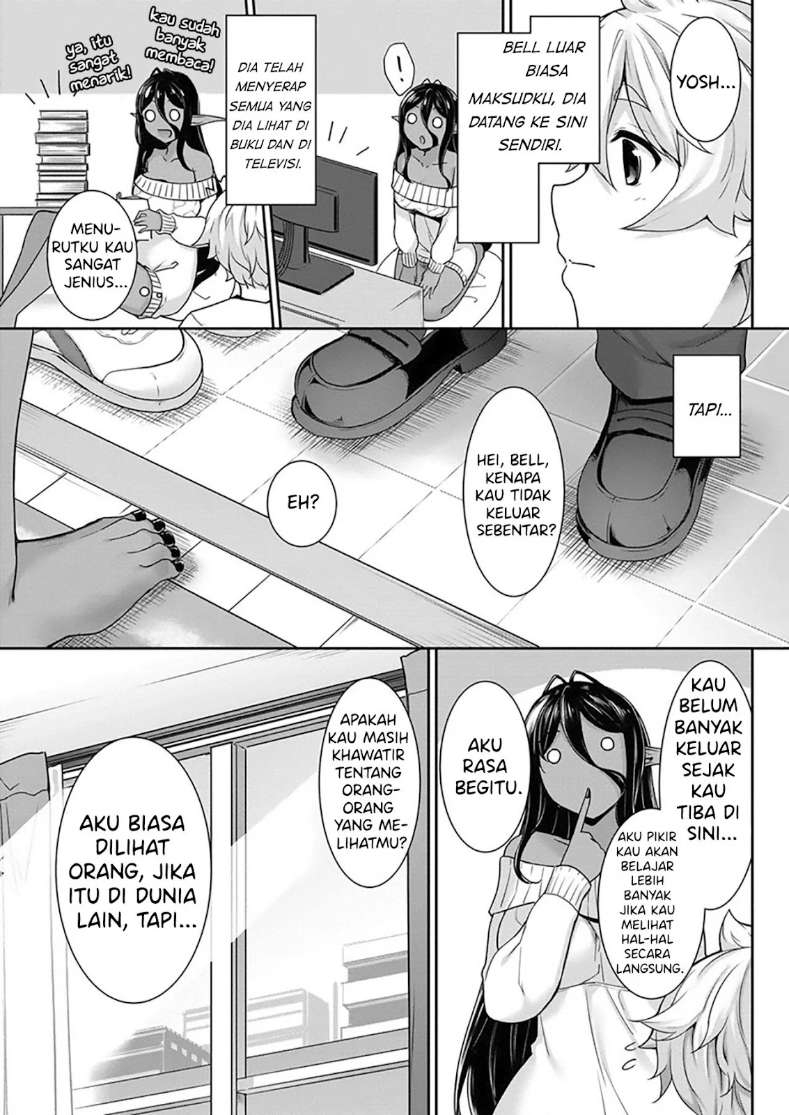 Chotto dake Ai ga Omoi Dark Elf ga Isekai kara Oikakete Kita - Chapter 03 5 Chotto dake Ai ga Omoi Dark Elf ga Isekai kara Oikakete Kita - Chapter 03 5